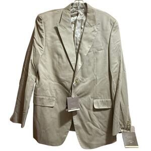 Merona Premium Relaxed Fit 100% Fine Cotton Twill Suit Jacket - Size 42R - NWT